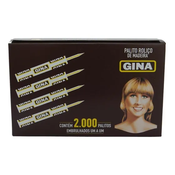 Palito De Dente De Madeira Gina Sachê Individual 2000 Un