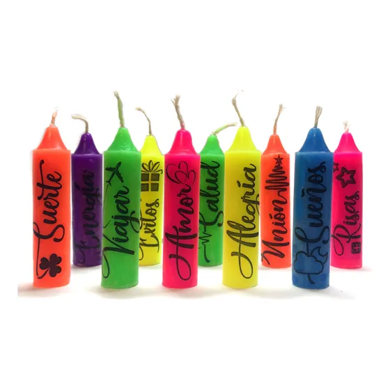 Velas Personalizadas Con Nombres Para 7 De Dicembre