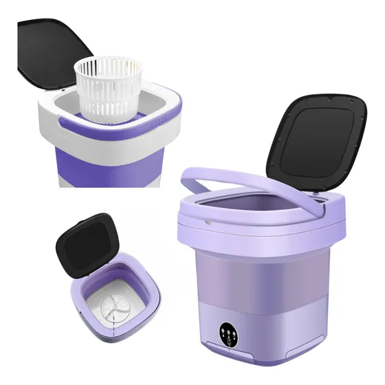 Mini Lavadora Portátil, Lavadora Plegable, Con Centrifugado