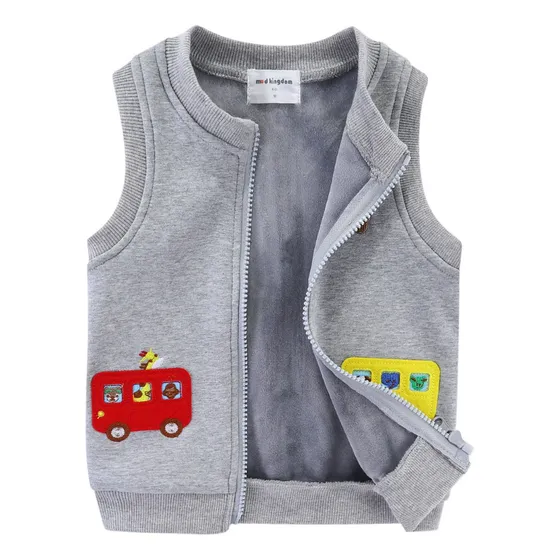 Chaleco Con Forro Polar De Mud Kingdom, Chaqueta Sin Mangas 
