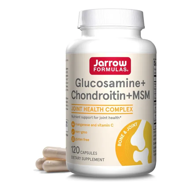Glucosamina + Condroitina + Msm Jarrow Formulas 120 Cápsulas