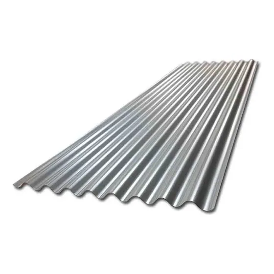 Chapa techo acanalada C25 hoja de 1.10x6m Galvanizada
