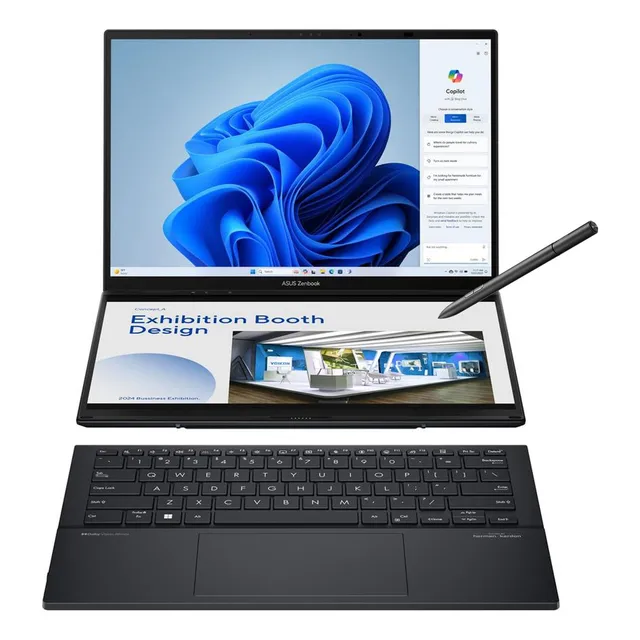 Asus UX8406CA-PS99T Zenbook Duo 14 Oled Intel 9 32gb 1tb Pantalla Táctil Inkwell Gray