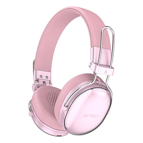 Audífonos Para Disp Inalámbricos Luxe Chic Hp710 Over Ear Color Rosa