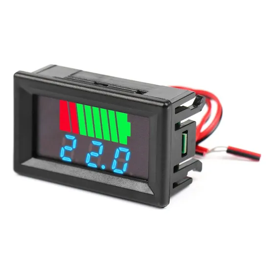 Voltimetro Digital 3 Digitos 12v A 60v Led Azul Automotor