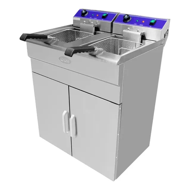 Freidora Roccia Professional Dzl-32v 3500w+3500w Eléctrica