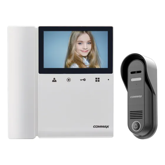 Videoportero Commax Con Monitor Led 4.3'' Y Frente Metalico