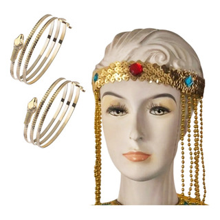Diadema Egipcia Para Mujer Con Forma De Serpiente, Diseño De Diadema Egipcia Para Mujer Con Forma De Serpiente, Diseño De