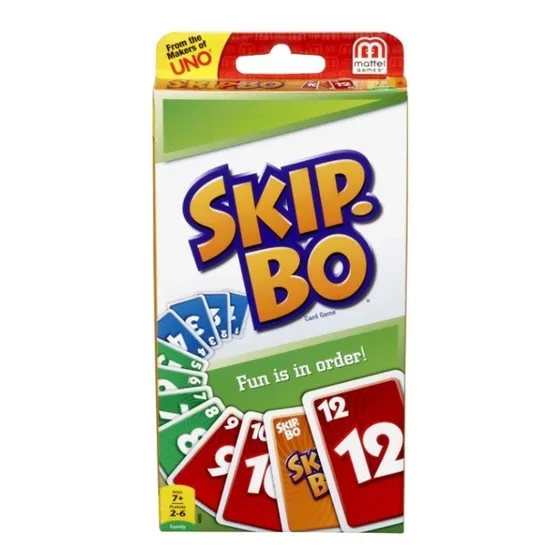 Juego De Cartas Skip Bo Mattel De Los Creadores De Uno