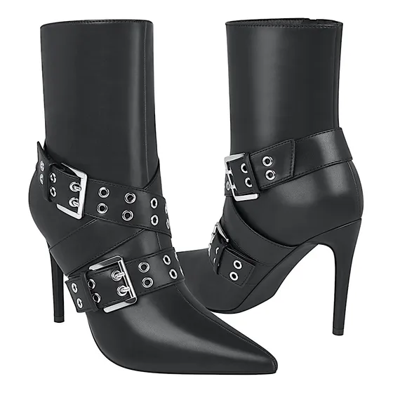 Botas Dama Capa De Ozono 617304 Simipiel Negro