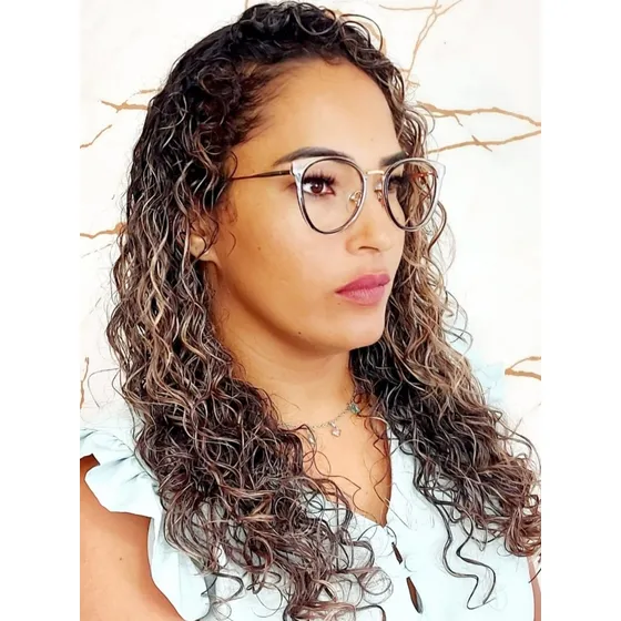 Óculos Carol Armação Em Acetato E Metal