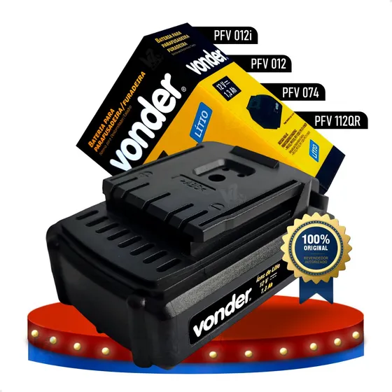 Bateria Parafusadeira Vonder Pfv012 Pfv012i Pfv112qr Pfv074