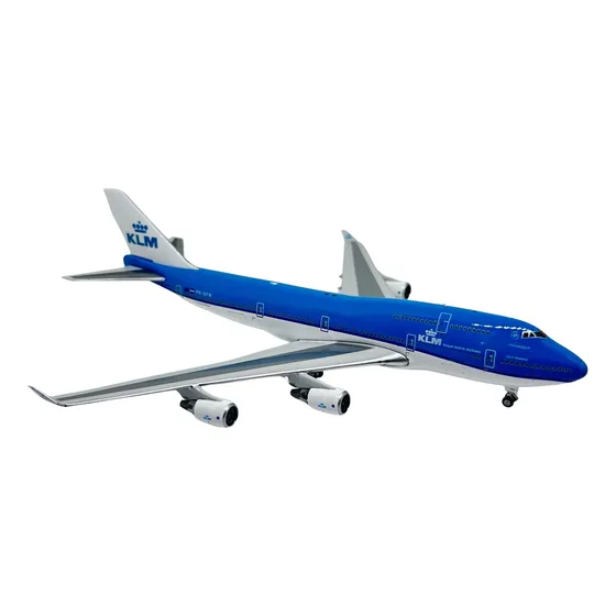 Avion A Escala De Metal 1/400 B747400 Combi Klm