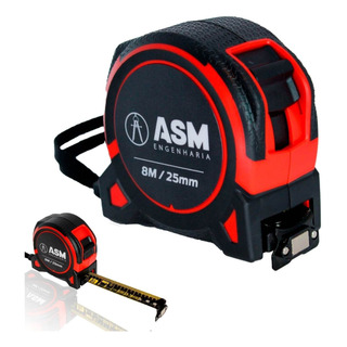 Trena Métrica Profissional 8 Metros 25mm Ultra Resistente Trena Métrica Profissional 8 Metros 25mm Ultra Resistente