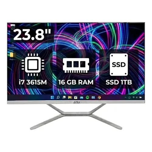【Windows11】FUJITSUテレビ付Core i7 16GB Computador All In One Intel Core i7 16GB RAM SSD 512GB Tela 21,5