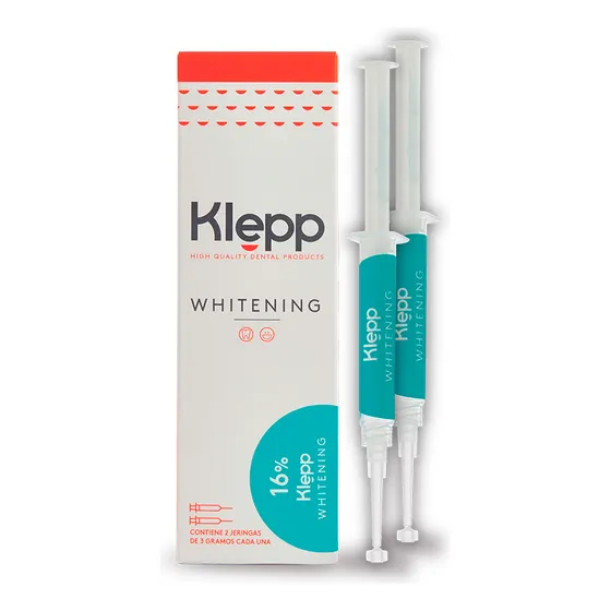 Klepp Whitening Menta 16% X 2 Jgas. (3 G. C/u.)