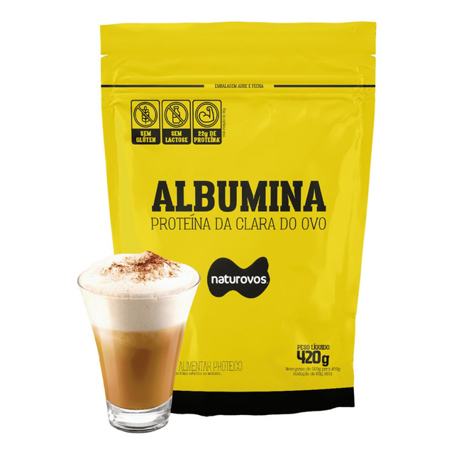 Albumina Naturovos 420g Café Mocaccino Albumina Naturovos 420g Café Mocaccino