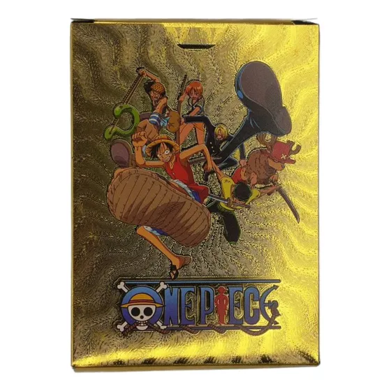 Cartas One Piece Nuevos Carteles Metalizadas X 54und 