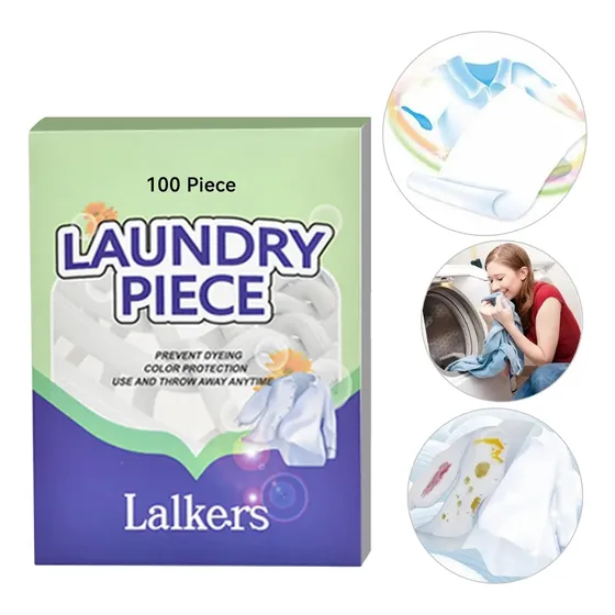 50 Pcs Detergente En Láminas Prácticas Y Ecológicas