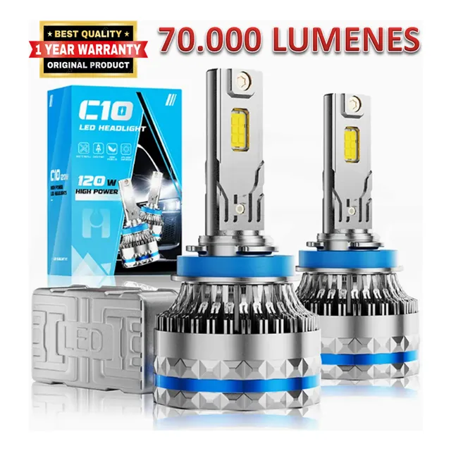 Luces Led Originales 80 Mil Lúmenes H4, H1, H3, H7, H11, H13