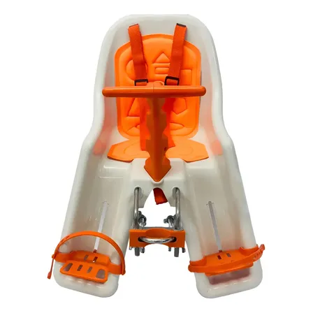 Cadeirinha Dianteira Ziphome Infantil Baby Bike Bicicleta Cor Branco/laranja