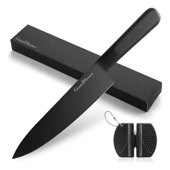 Cuchillo Japonés En Acero Al Carbono
