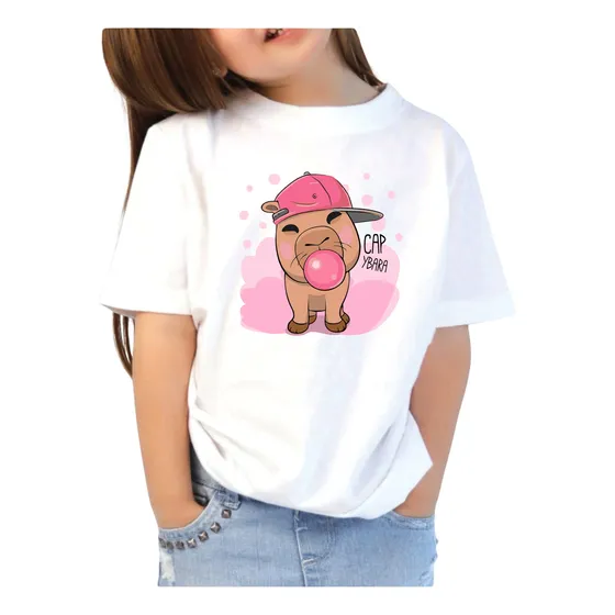 Remera Para Niñas De Capibara
