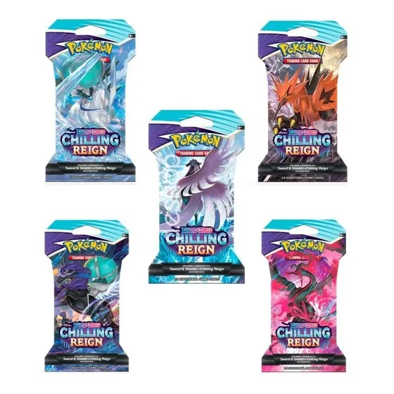 Pokémon Tcg Sword & Shield Chilling Reign Sleeved Booster