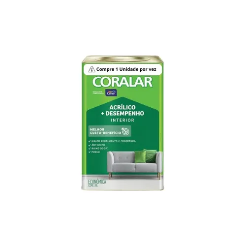 Tinta Anti Mofo Coralar Acrilico 18l Cores Personalizadas