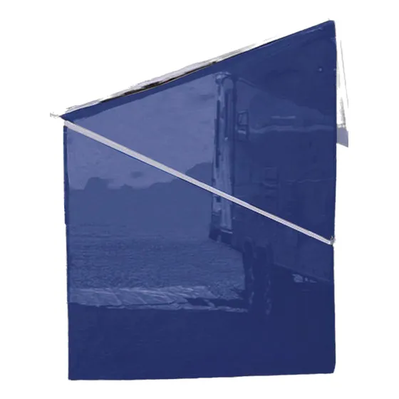 Pantalla De Sombra Azul Marino, 2,74m X 2,13m, Bloqueador Uv