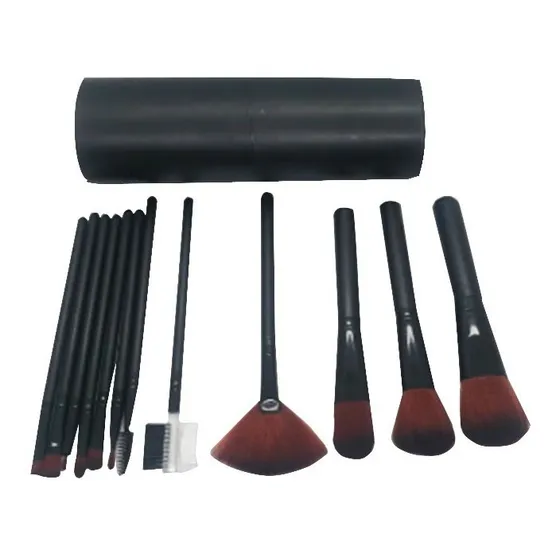 Pinceles Cejas Rubor Maquillaje Cosméticos 12pcs Belleza 