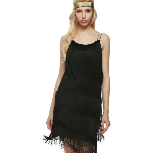Vestido Estilo Flapper Peaky Blinder Charleston Para Mujer, 