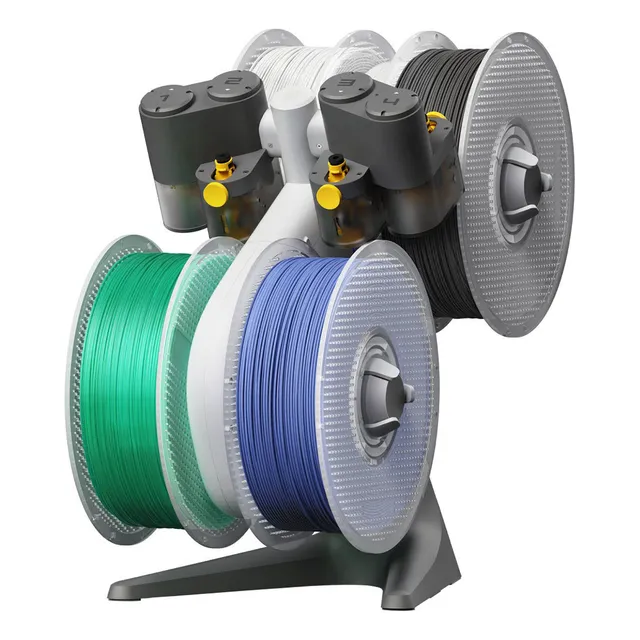 Bambu Lab AMS Lite para impresión 3D de color verde