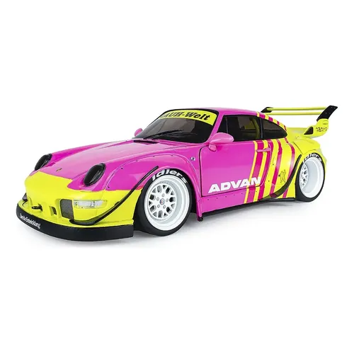 Miniatura Porsche 911 RWB (993) Pink Pig 1:18 Solido Rosa 2020