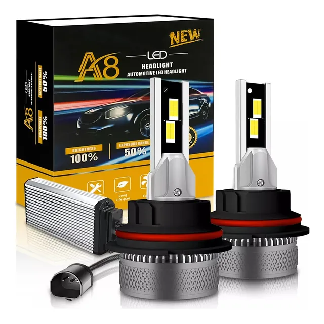 Focos Led 9007 Vw Jetta A4 00-07 11000 Lumenes Alta Y Baja
