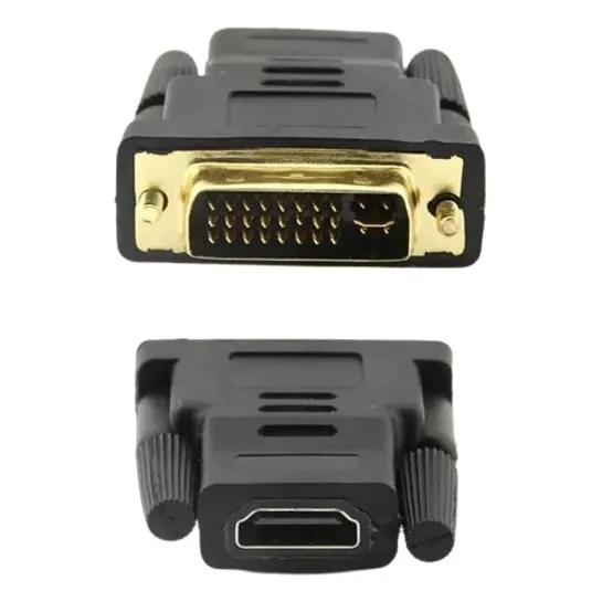 Adaptador Dvi 24+5 Pin Macho A Hdmi Hembra Convertidor Audio