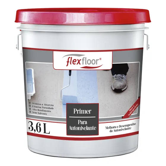 Primer Para Autonivelante Base E Sobreposição Flexfloor 3,6l
