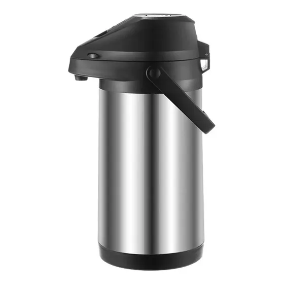 Yab - Garrafa Térmica 3 Litros Aço Inox Quente/frio Parede Dupla Com Suporte Giratório