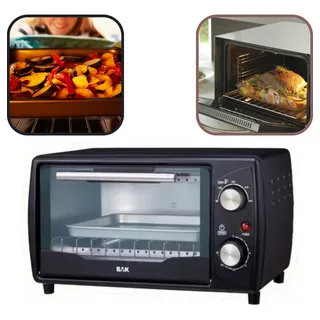 Forno Elétrico Bak 10l Preto 110v Ou 220v 1000w Timer 250°c Forno Elétrico Bak 10l Preto 110v Ou 220v 1000w Timer 250°c