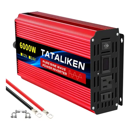 Inversor De Onda Sinusoidal Pura 12v/110v 6000w Para Coches