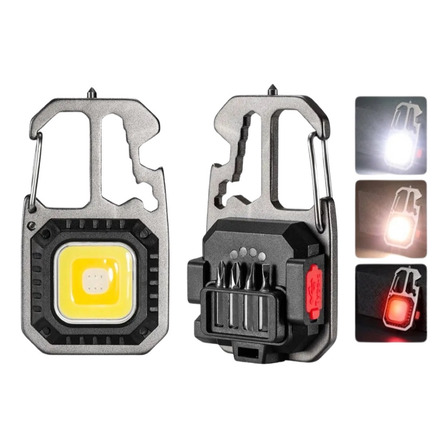 Lanterna Tática Multifuncional Mini Glare Cob Chaveiro Luz Lanterna Tática Multifuncional Mini Glare Cob Chaveiro Luz