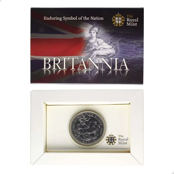 Estojo Moeda 2 Pounds 2009 Bullion - Britannia - Fc - Linda!
