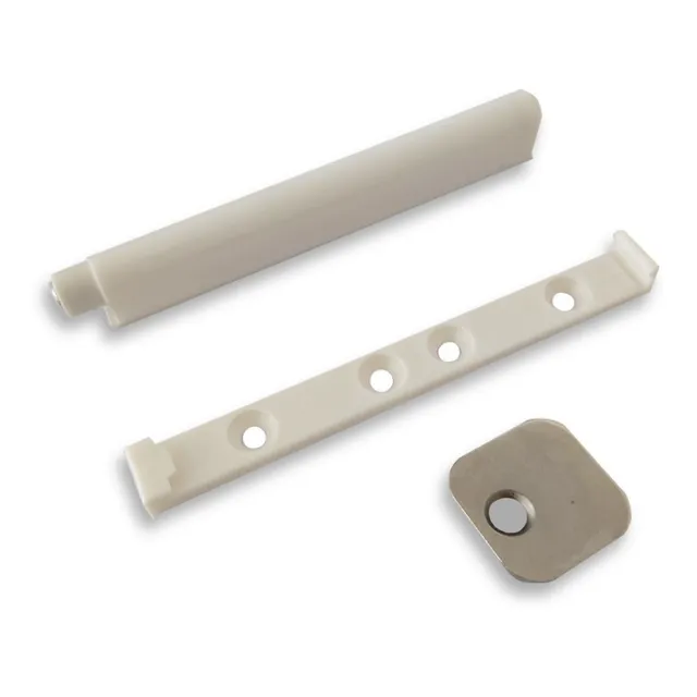 Set Tip-on Push Puertas Color Blanco (6 Pcs)