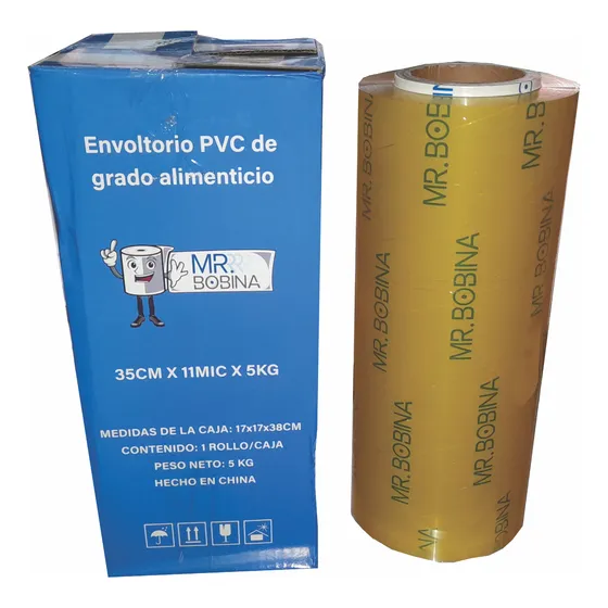 Envoplast Alimenticio Film Embalar Bobina Rollo 5kg