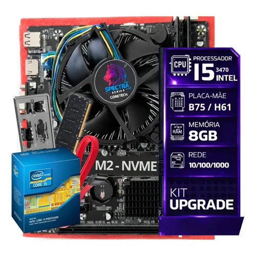 Placa Mãe Zx-h61c V2.3 Lga 1155 | Parcelamento sem juros