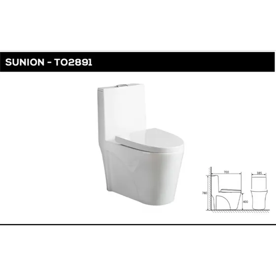 Cp Wc- Sanitario, Poceta Blanco Brillo Across