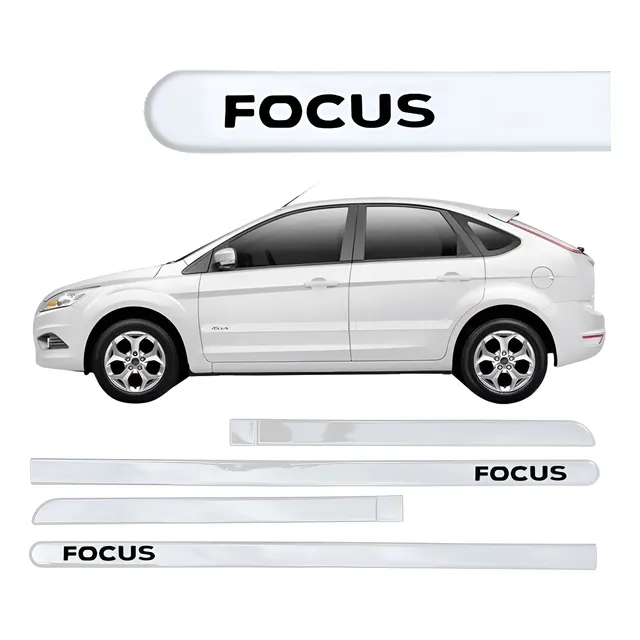Jogo De Friso Lateral Slim Lateral Ford Focus 2008 A 2013