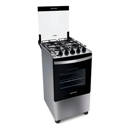 Fogão 4 Bocas Brastemp Bfo4nbr Inox Bivolt