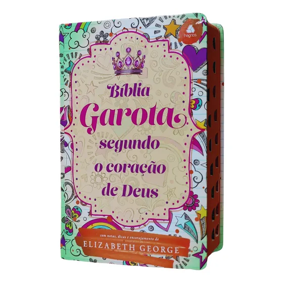 Biblia Da Garota Segundo O Coração De Deus: Capa Dura Com Indice Lateral, De Elizabeth George., Vol. Único. Editorial Hagnos, Capa Dura Em Português, 2024