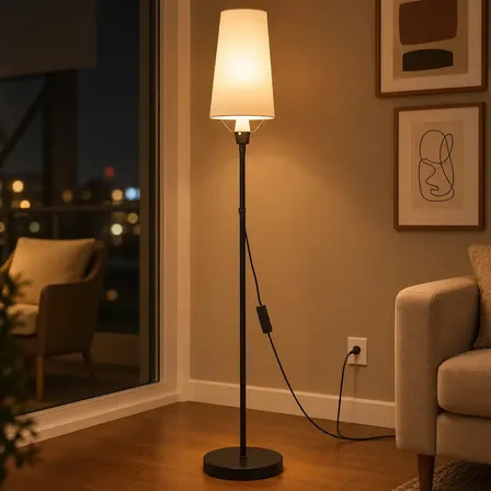 Luminária De Chão Abajur 3 Modos Luz Moderno 170 cm Tamanho Ajustável Para Quarto Sala Jantar Casal Infantil Juvenil Em Pé Piso Mesa Cabeceira Criado Mudo Luminarias Abajures Na Tomada Usb Via Flix